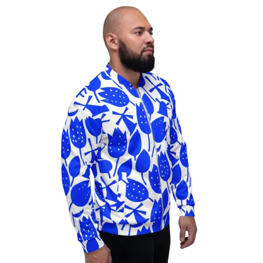 Bluebell Static on a Bomber Jacket