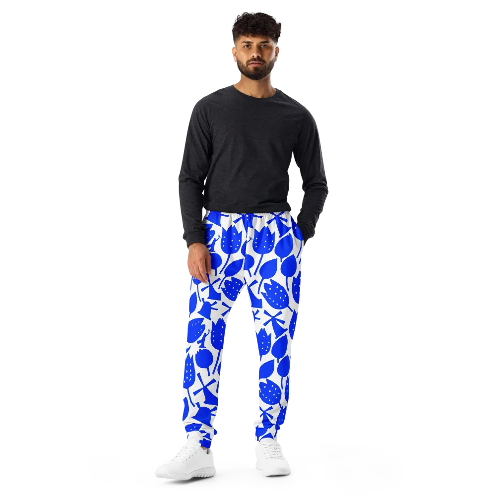 Bluebell Static on Men's Joggers — Front