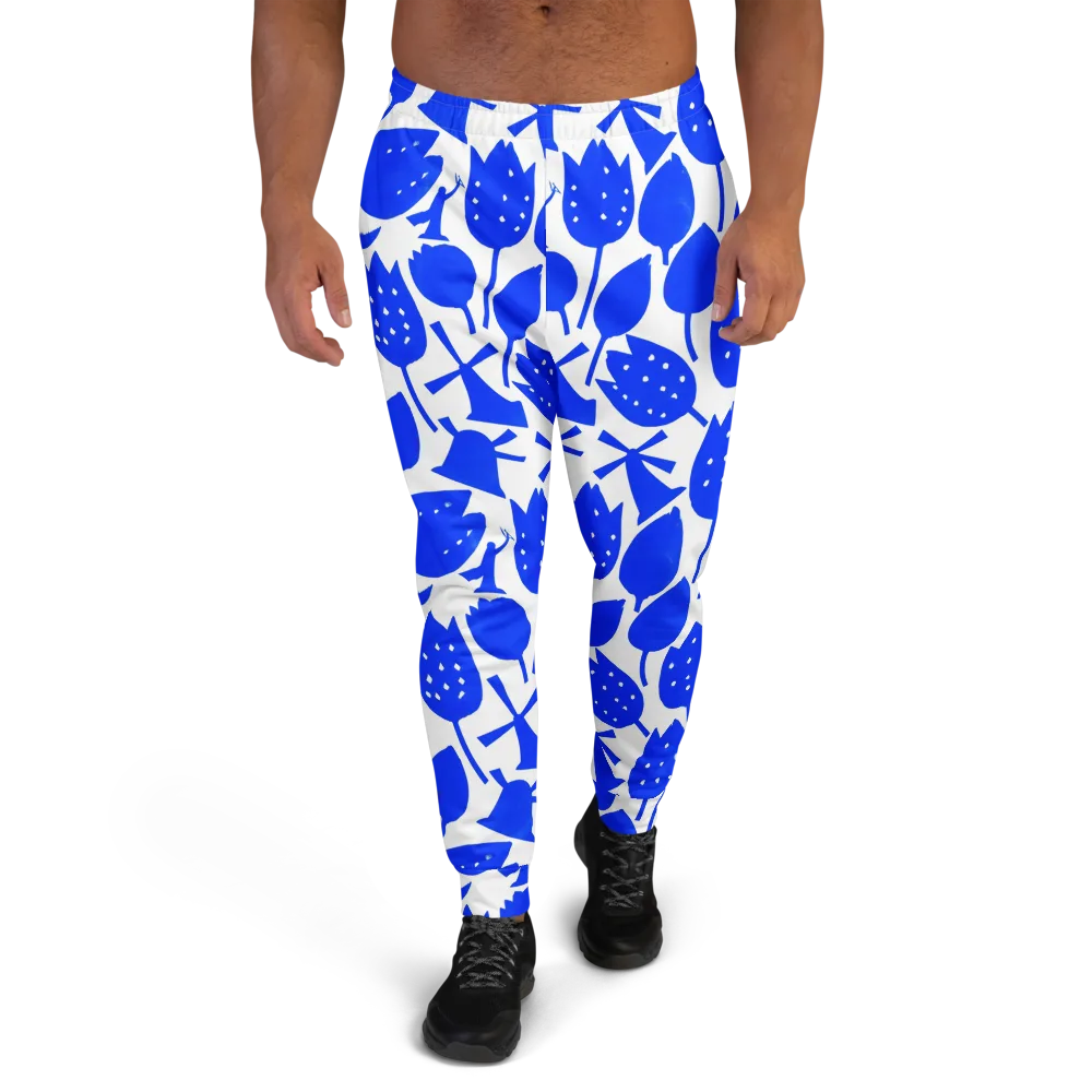 Bluebell Static on Men's Joggers — Front
