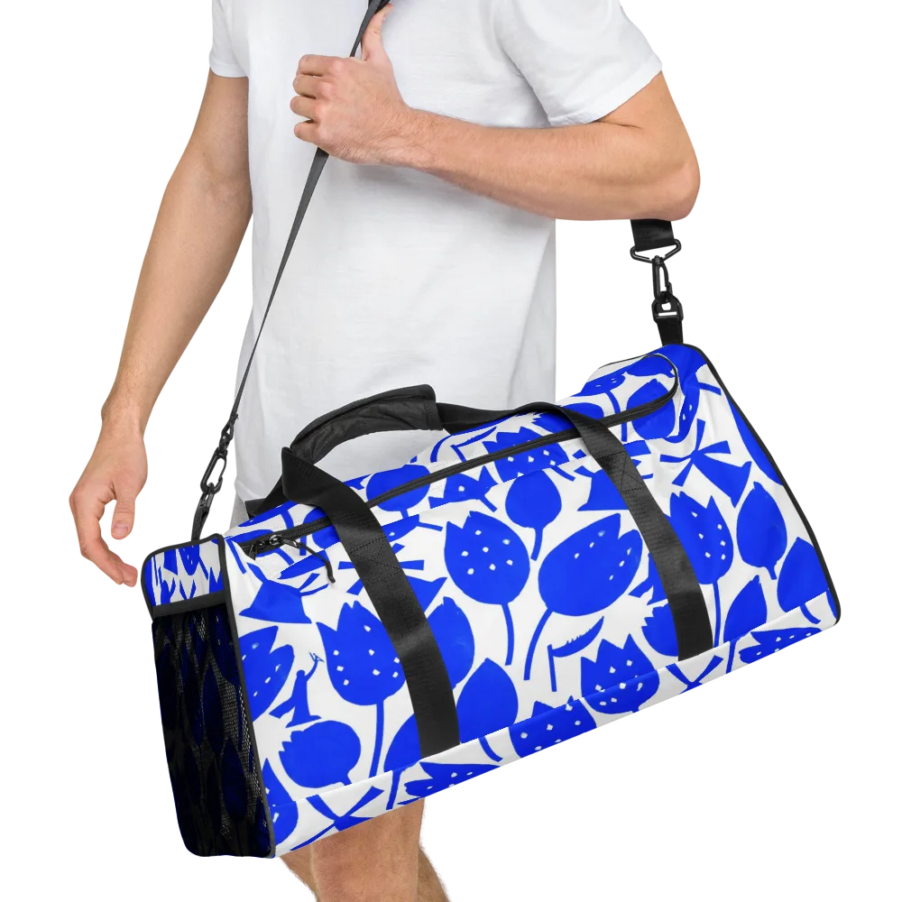 Bluebell Static on Duffle Bag — Right Front
