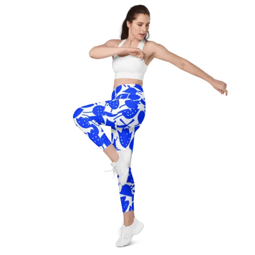 Bluebell Static on a Leggings with Pockets
