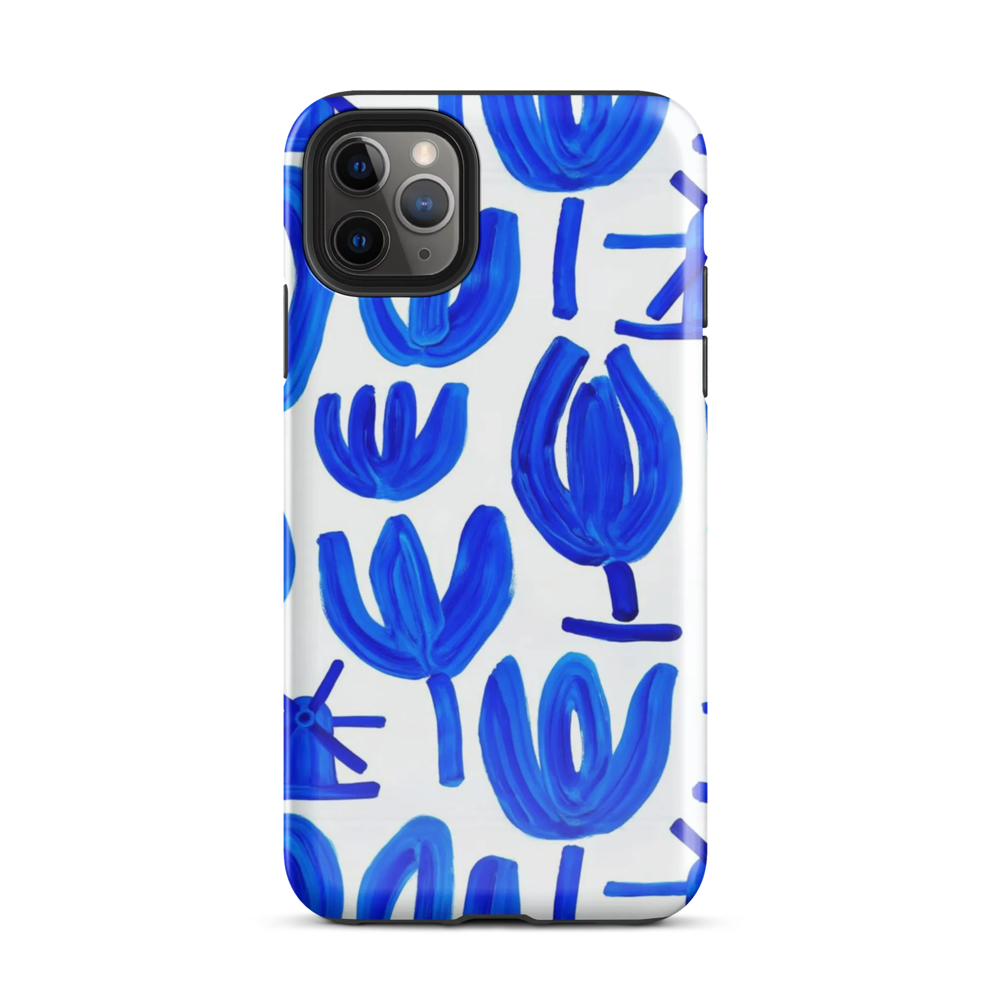 Cobalt Wind Garden on Tough Case for iPhone® — Front