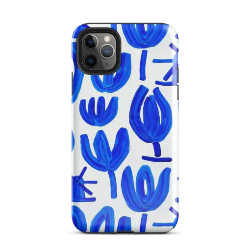 Cobalt Wind Garden on a Tough Case for iPhone®