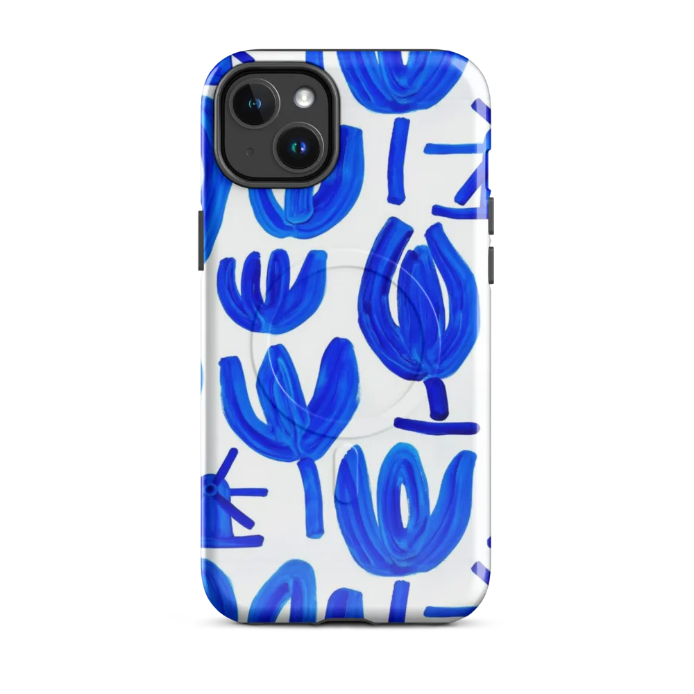 Cobalt Wind Garden on MagSafe Tough Case for iPhone® — Front