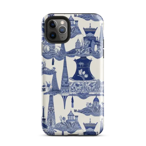 Cobalt Cabinet Garden on a Tough Case for iPhone®