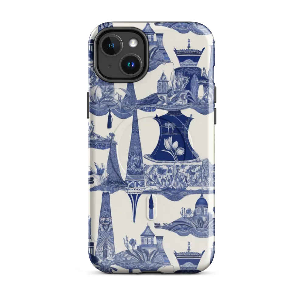 Cobalt Cabinet Garden on MagSafe Tough Case for iPhone® — Front