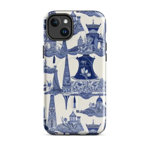 Cobalt Cabinet Garden on a MagSafe Tough Case for iPhone®