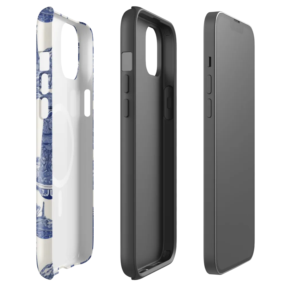 Cobalt Cabinet Garden on MagSafe Tough Case for iPhone® — Front
