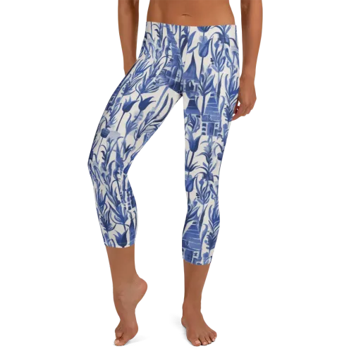 Bluebell Borough on a Capri Leggings
