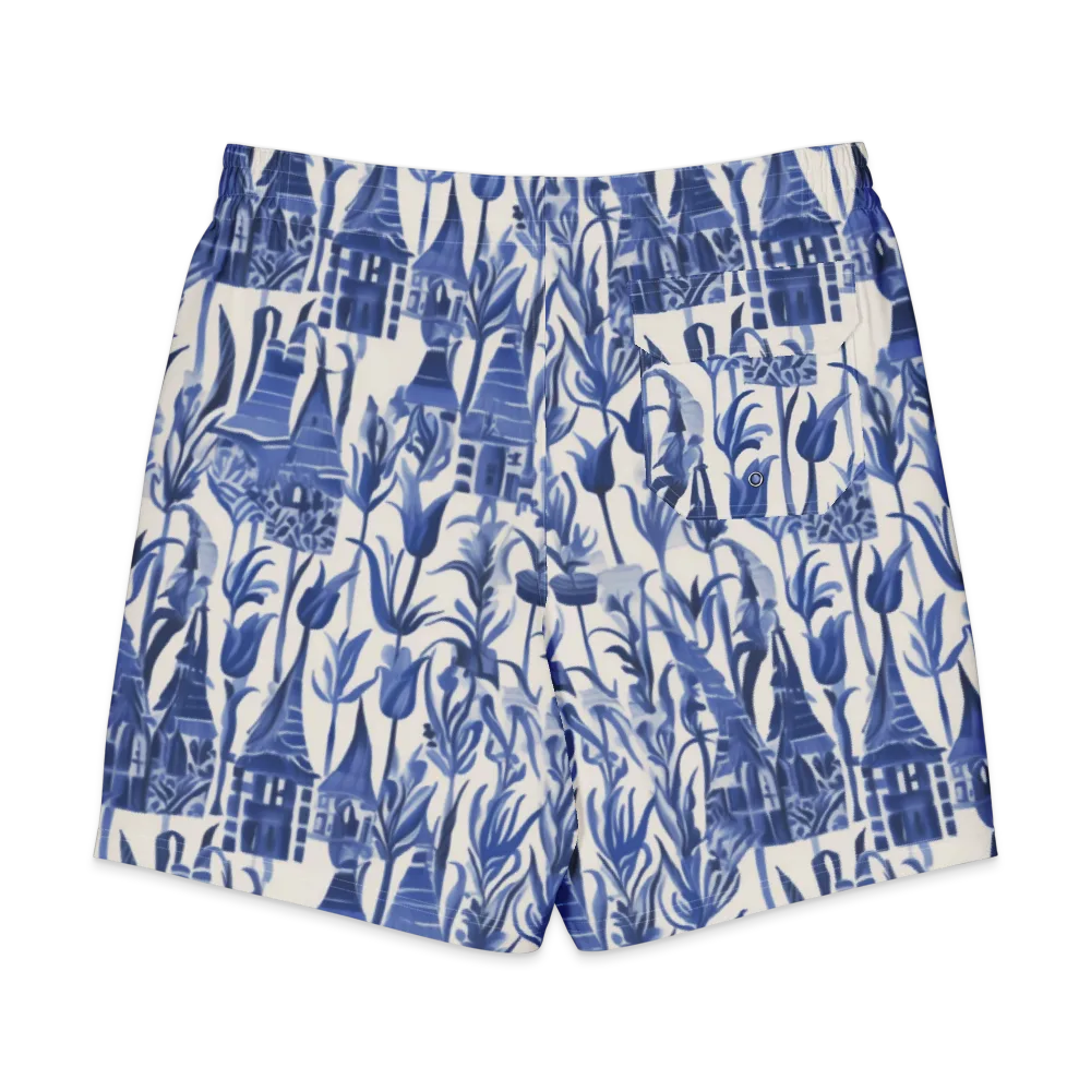 Bluebell Borough on Men's Board Shorts — Back