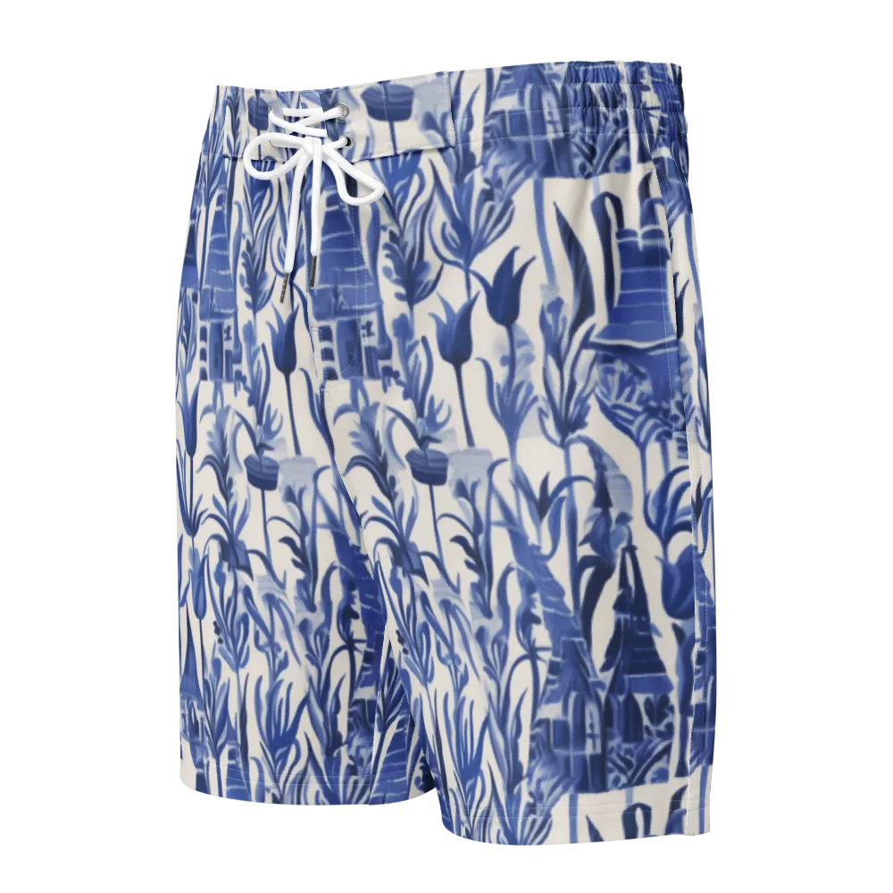 Bluebell Borough on Men's Board Shorts — Front