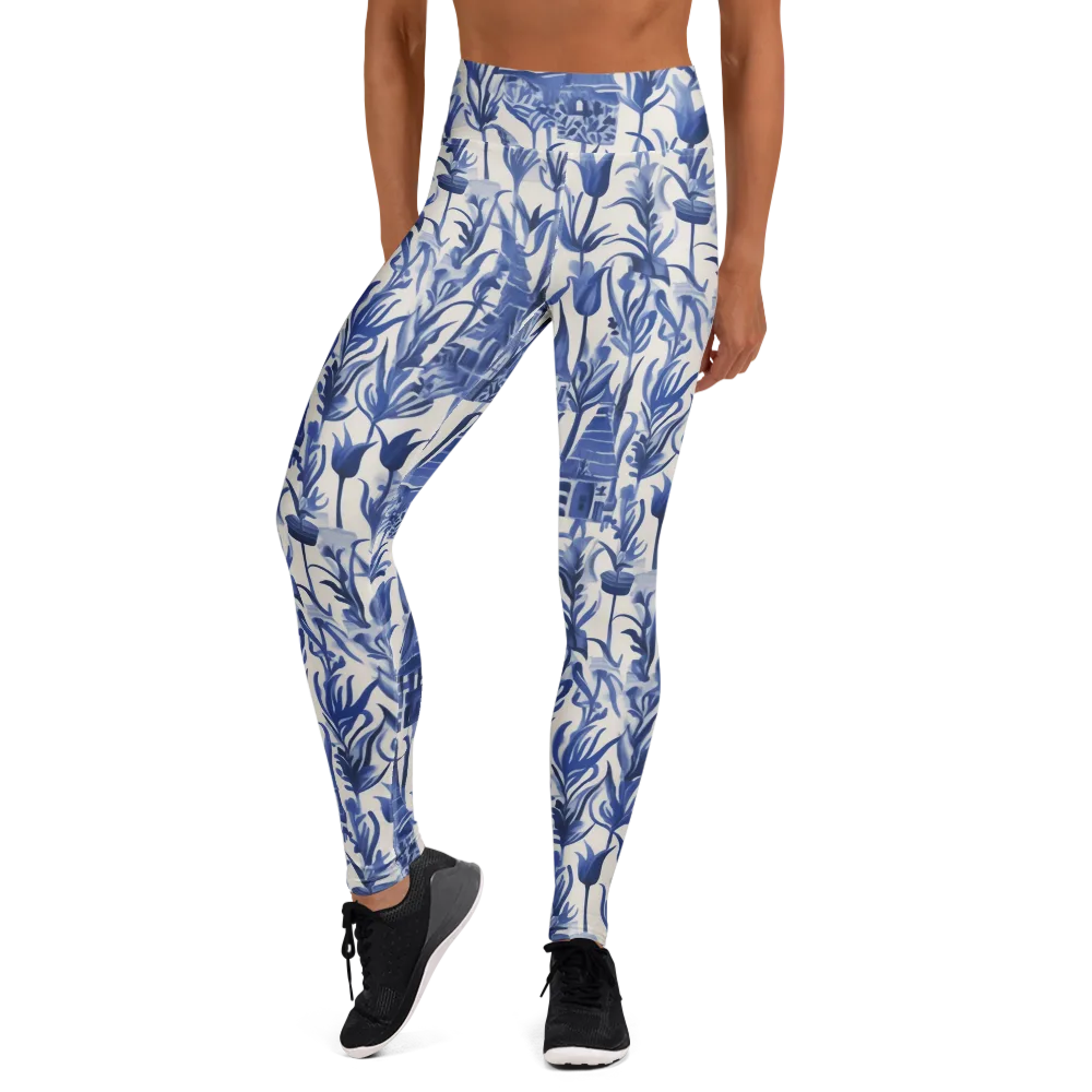 Bluebell Borough on Yoga Leggings — Front