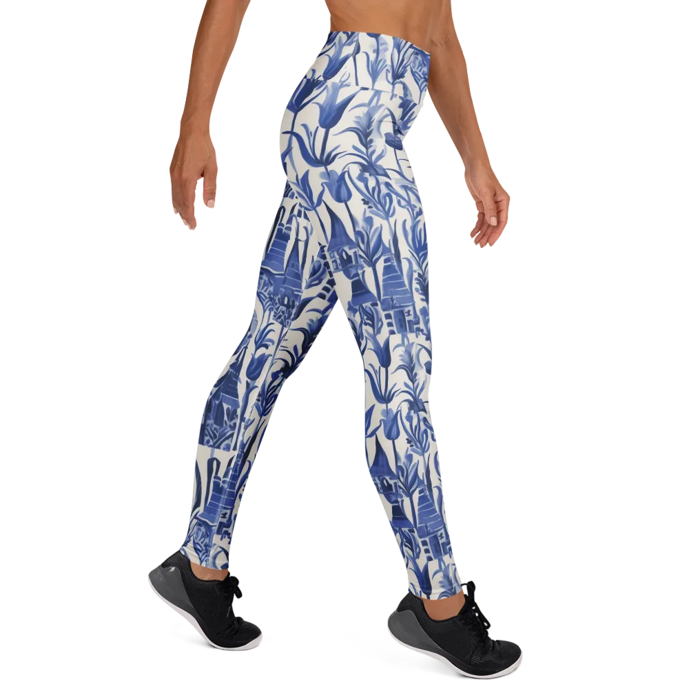 Bluebell Borough on Yoga Leggings — Right