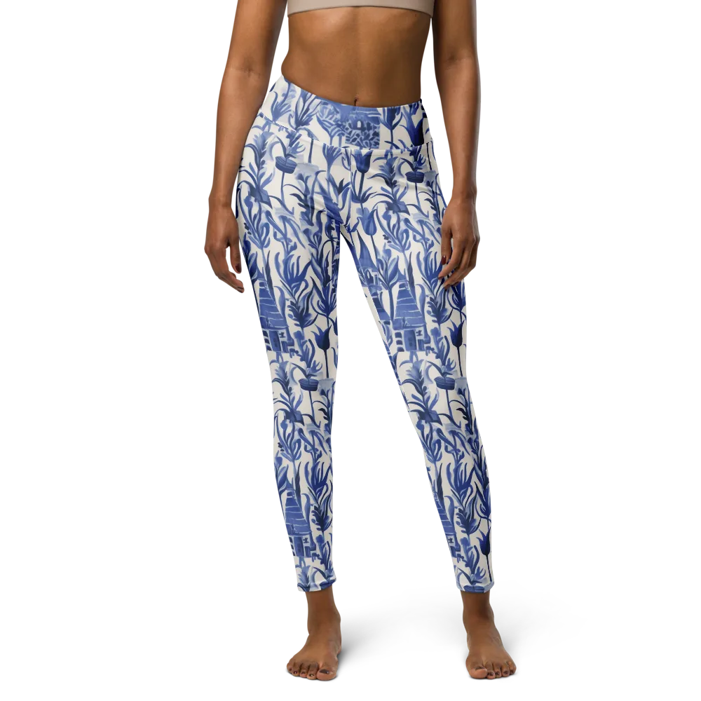 Bluebell Borough on Yoga Leggings — Front