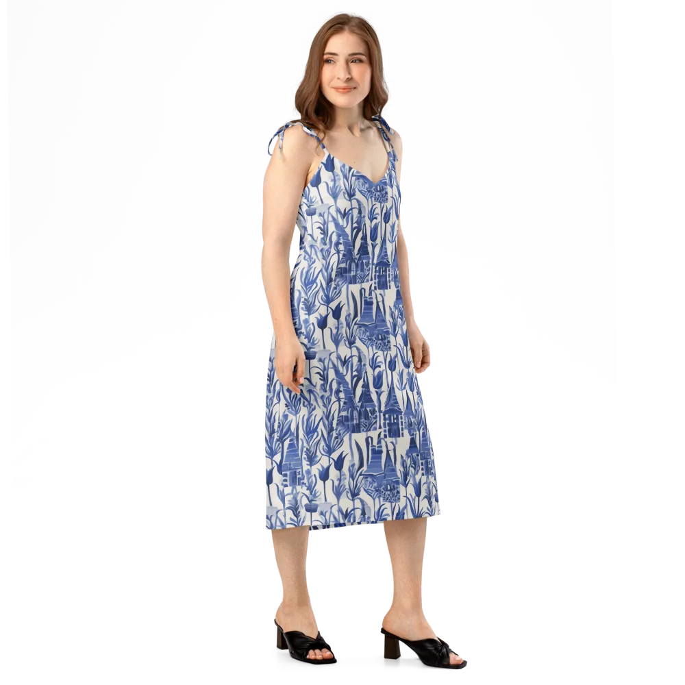 Bluebell Borough on Slip Dress — Right Front