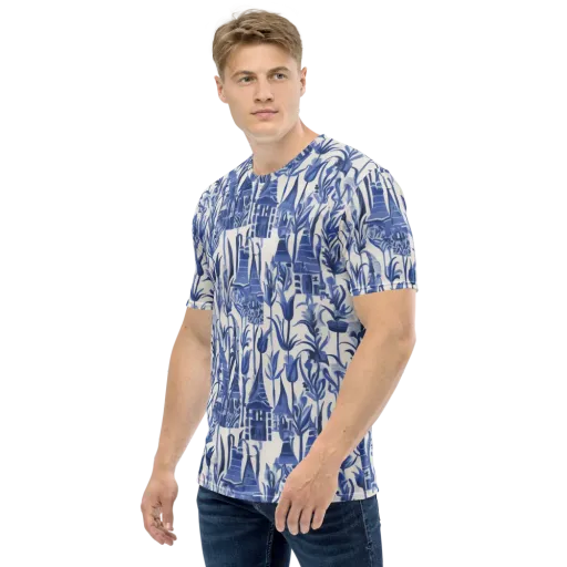 Bluebell Borough on a Men's Crew Neck T-Shirt