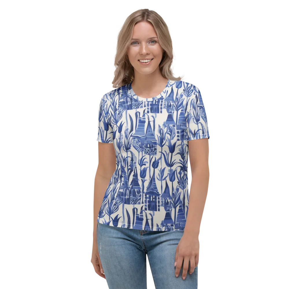 Bluebell Borough on Women's Crew Neck T-Shirt — Front