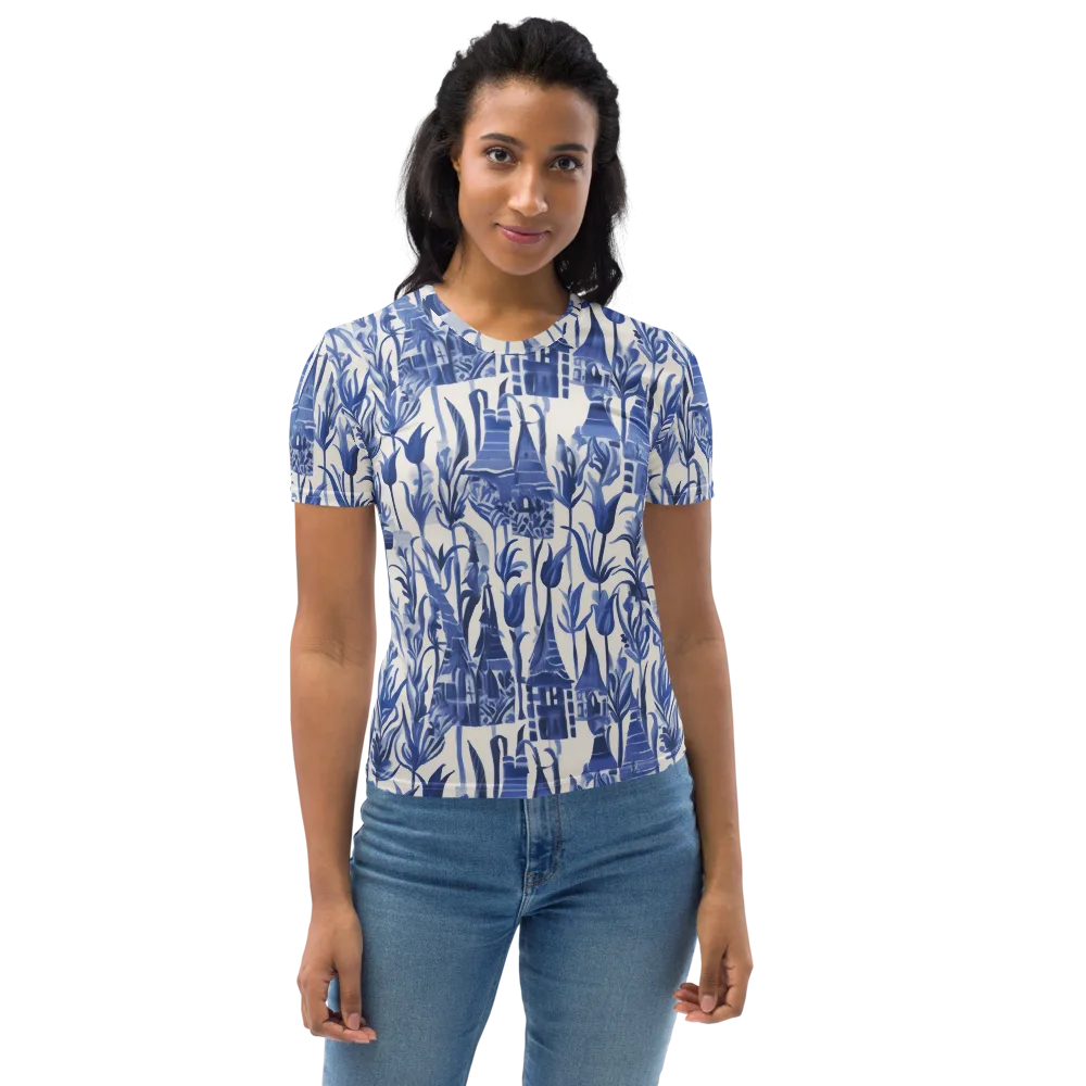 Bluebell Borough on Women's Crew Neck T-Shirt — Front