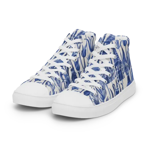 Bluebell Borough on a Women's High Top Canvas Shoes