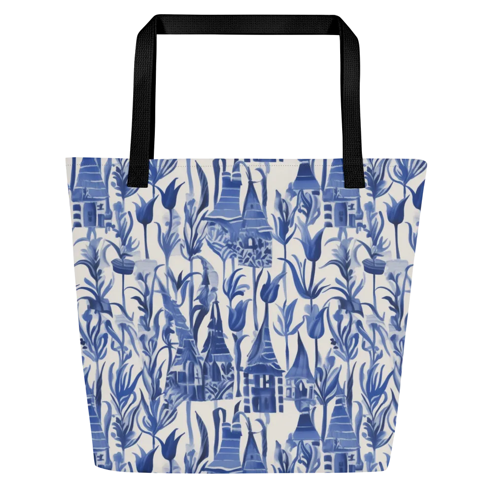 Bluebell Borough on Large Tote Bag W/ Pocket — Front