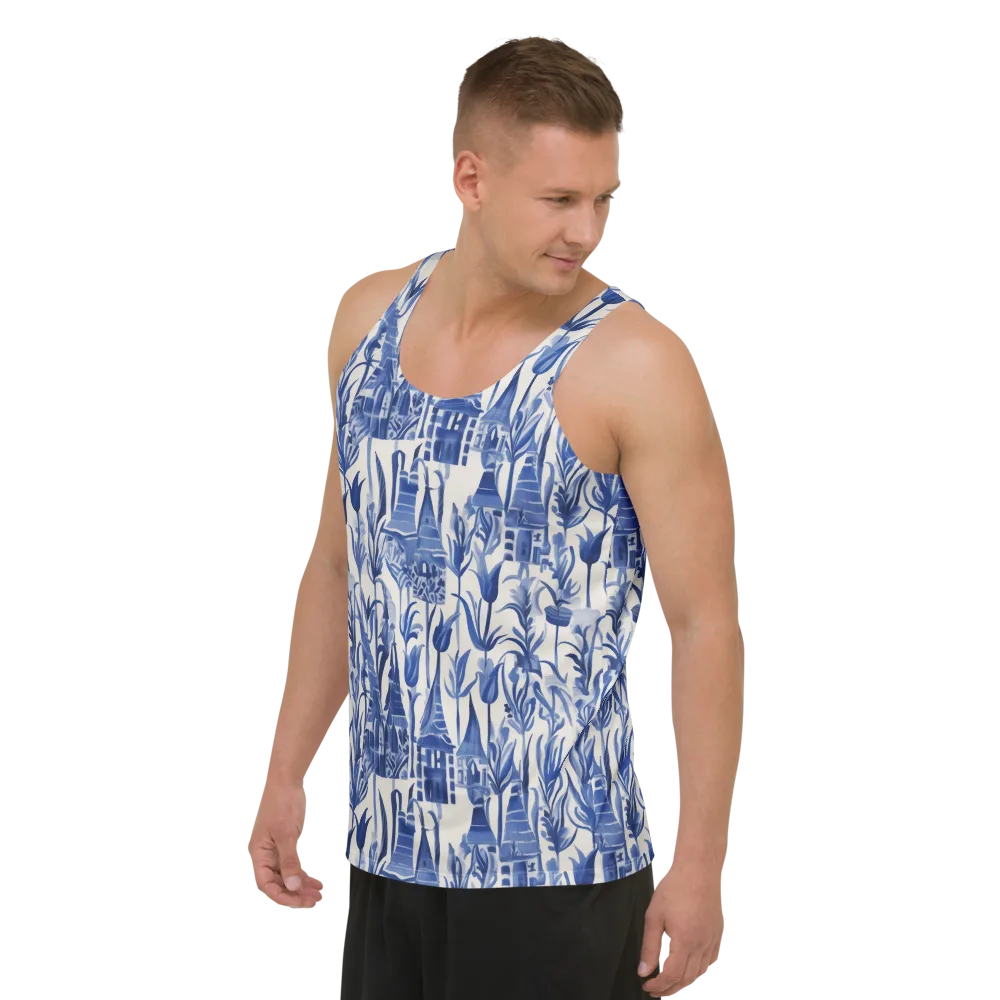 Bluebell Borough on Men's Tank Top — Left Front