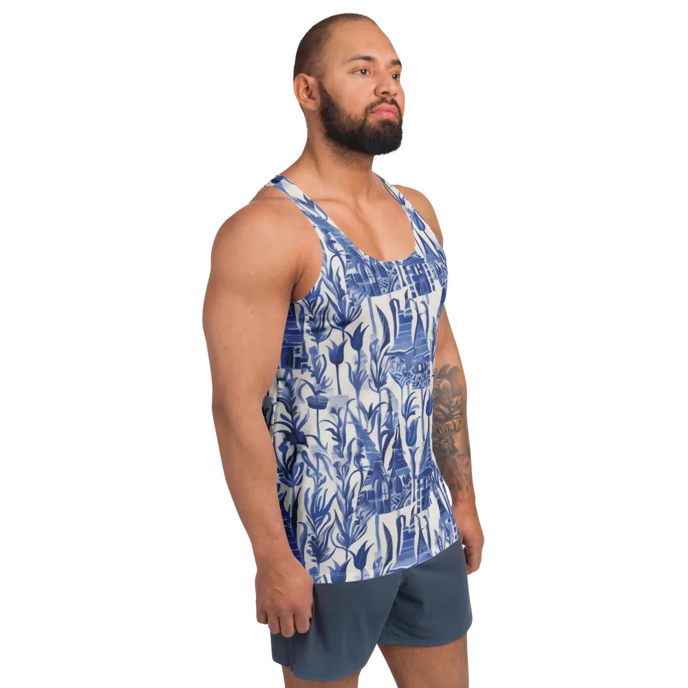 Bluebell Borough on Men's Tank Top — Right Front