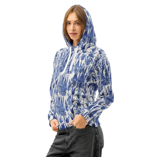 Bluebell Borough on a Cotton Hoodie
