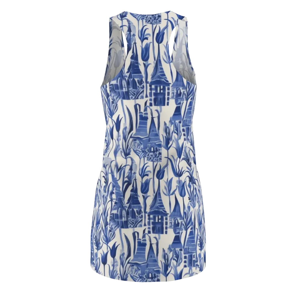Bluebell Borough on Racerback Dress — Back