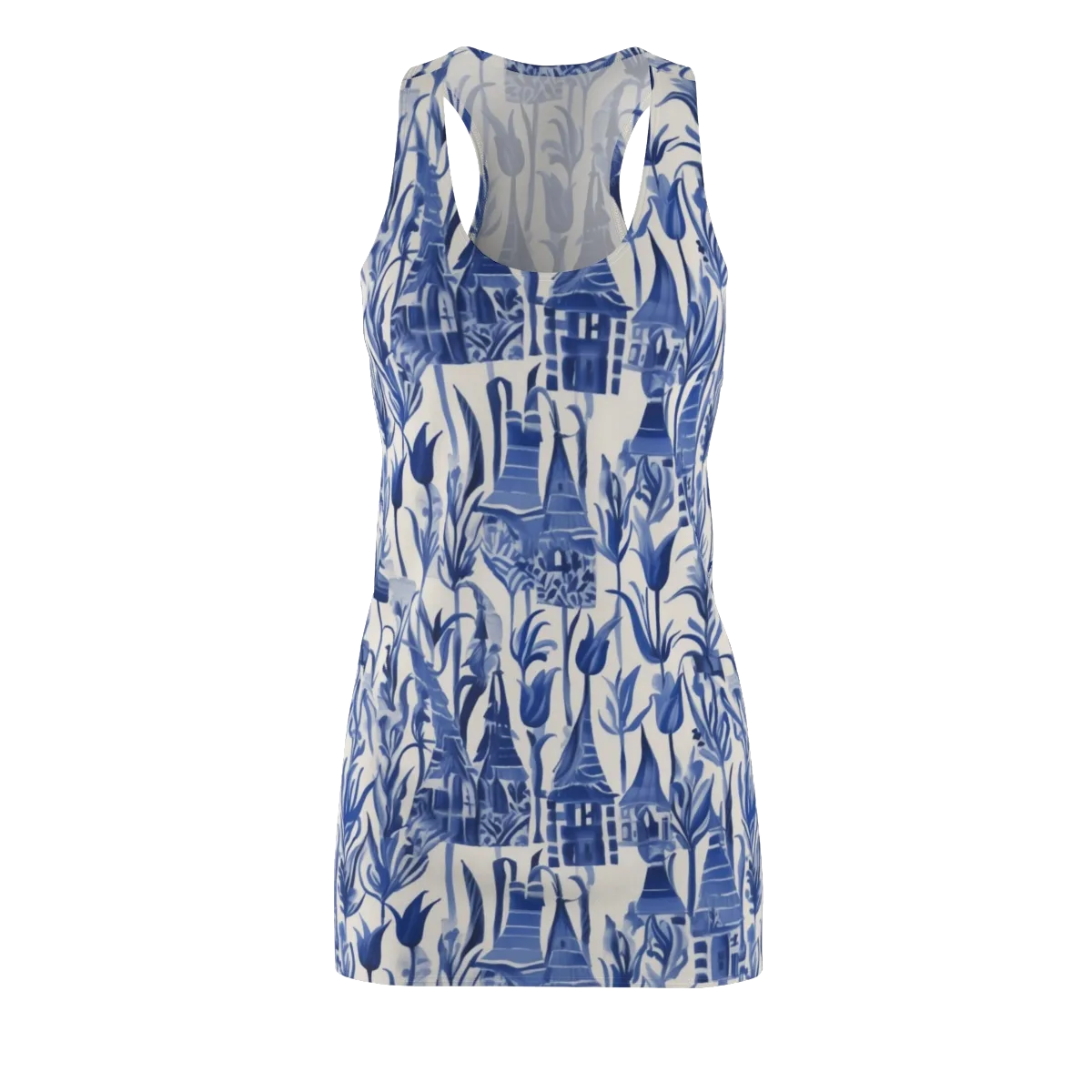 Bluebell Borough on Racerback Dress — Front