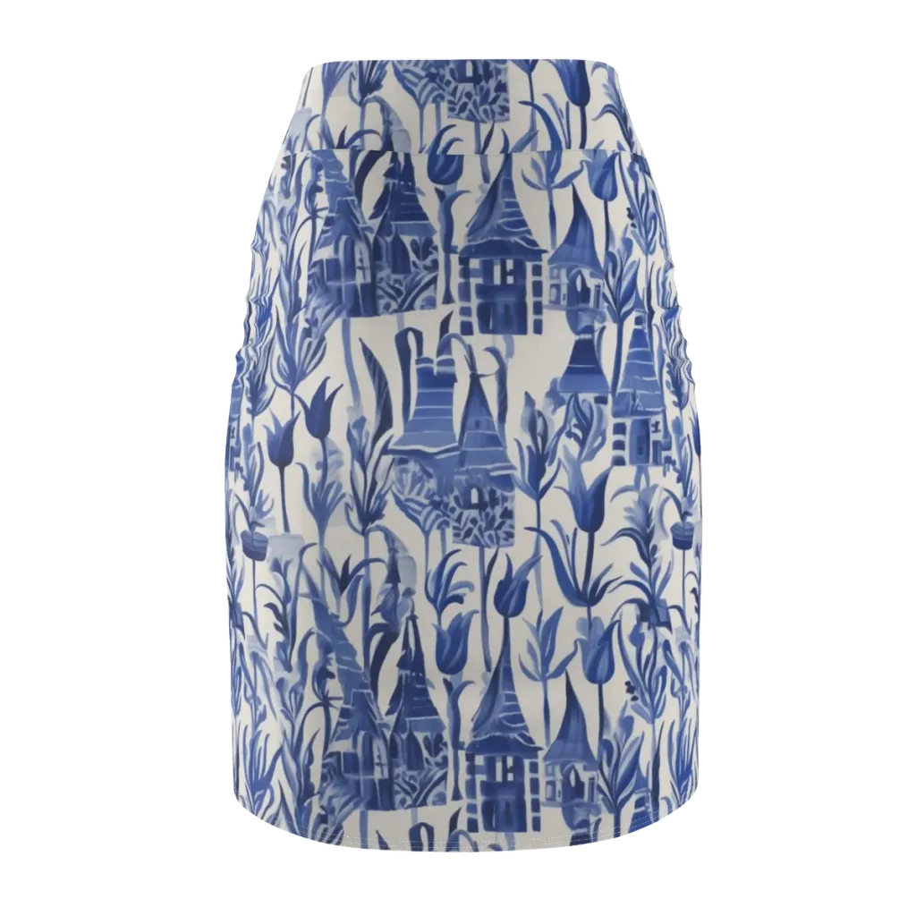 Bluebell Borough on Pencil Skirt — Back