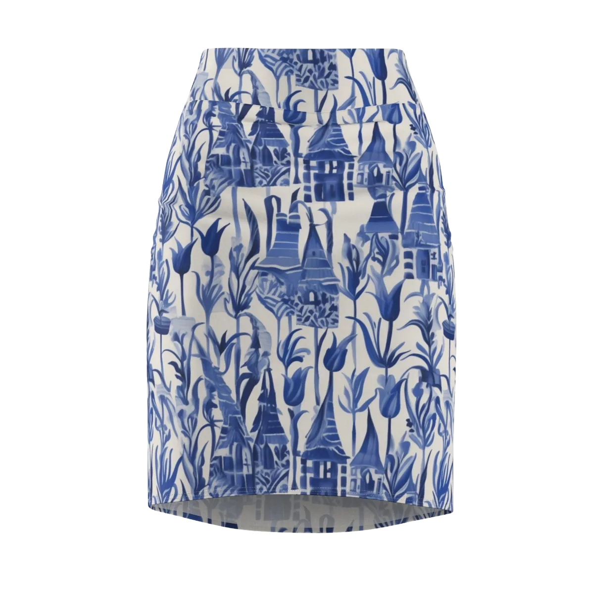 Bluebell Borough on Pencil Skirt — Front