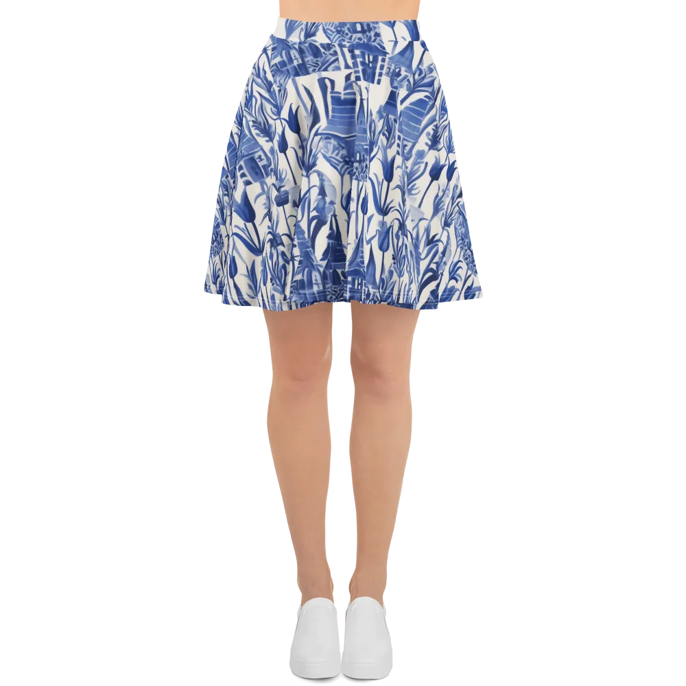 Bluebell Borough on Skater Skirt — Front