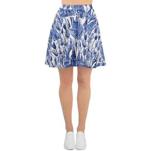 Bluebell Borough on a Skater Skirt