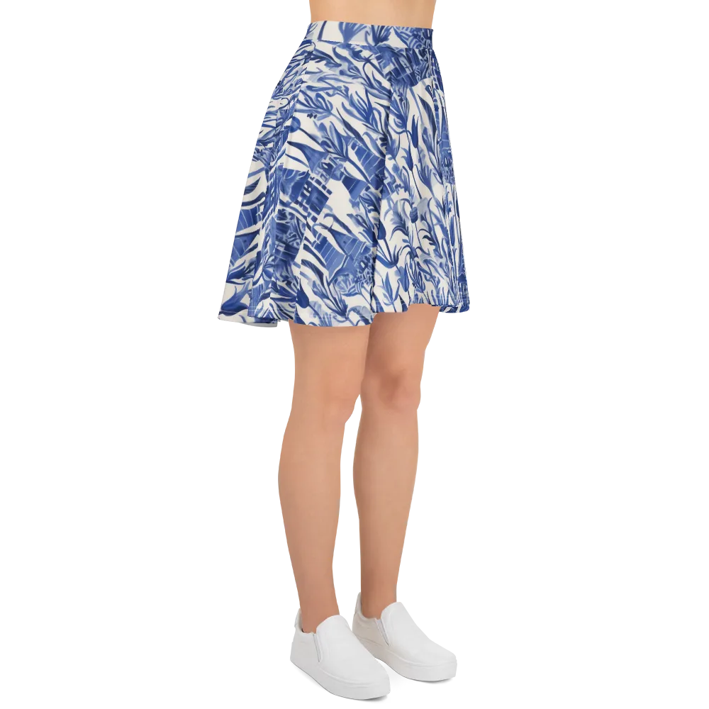 Bluebell Borough on Skater Skirt — Right
