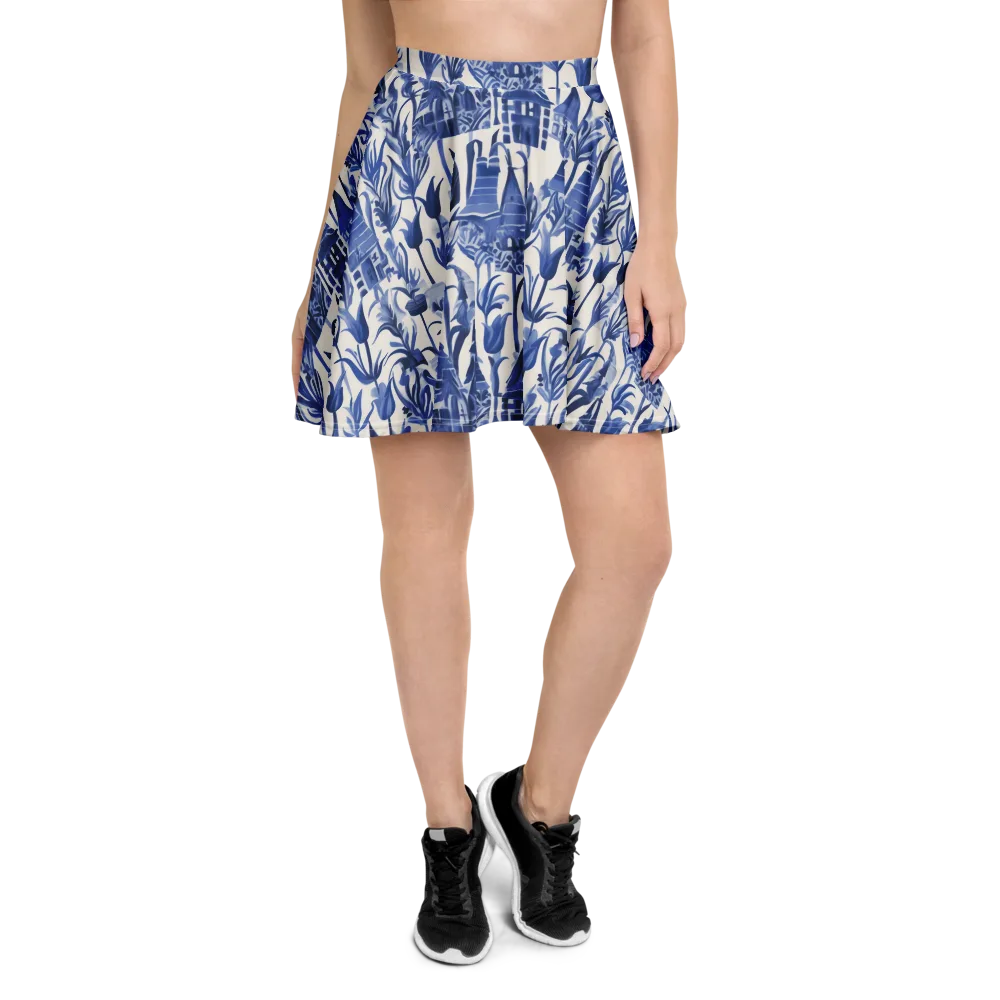 Bluebell Borough on Skater Skirt — Front