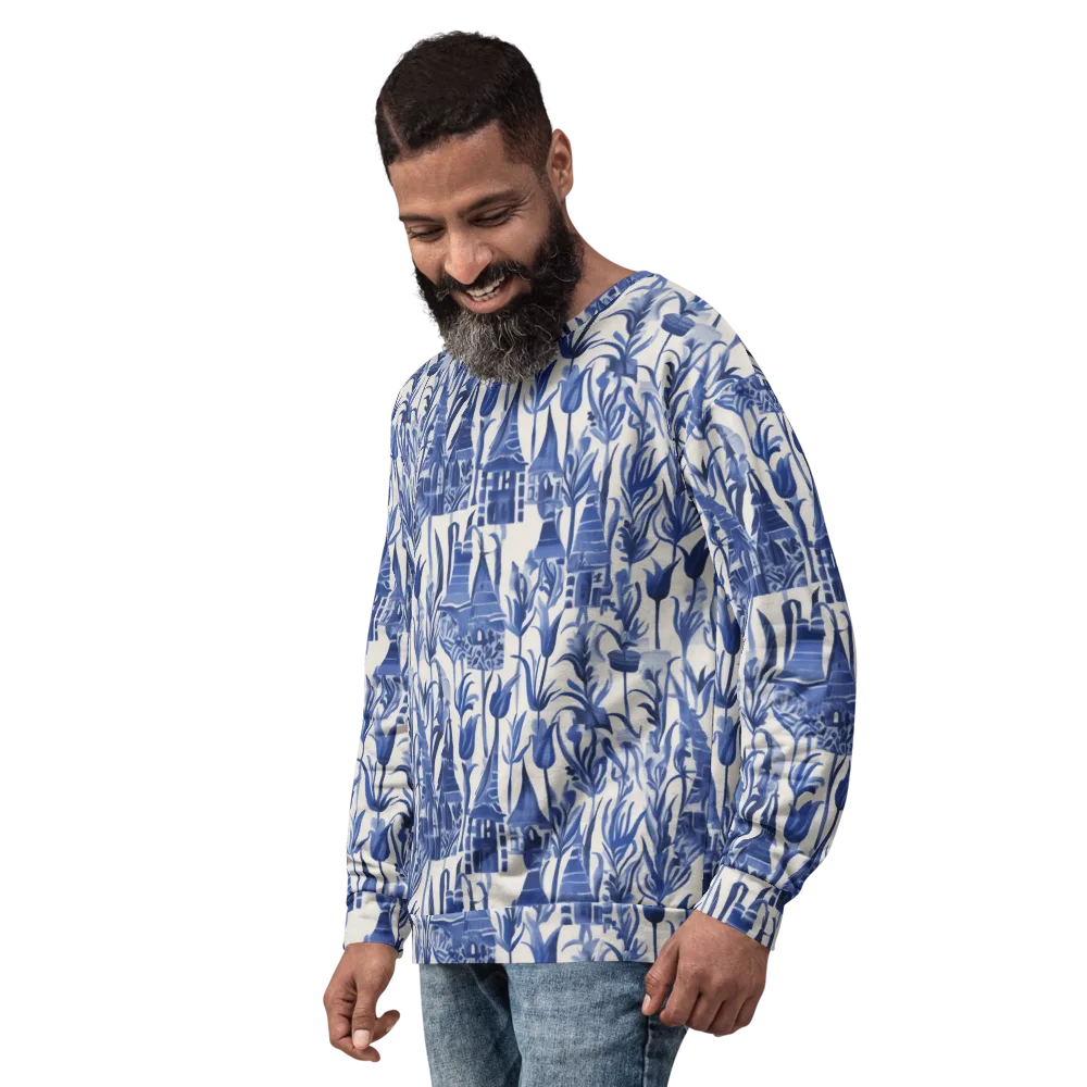 Bluebell Borough on Sweatshirt — Left Front