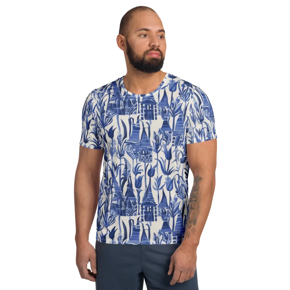Bluebell Borough on Men's Athletic T-Shirt — Front