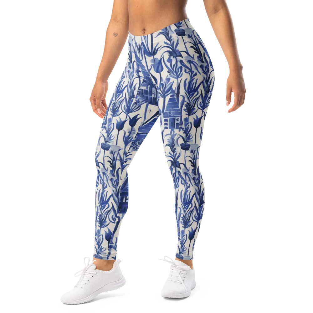 Bluebell Borough on Leggings — Left Front