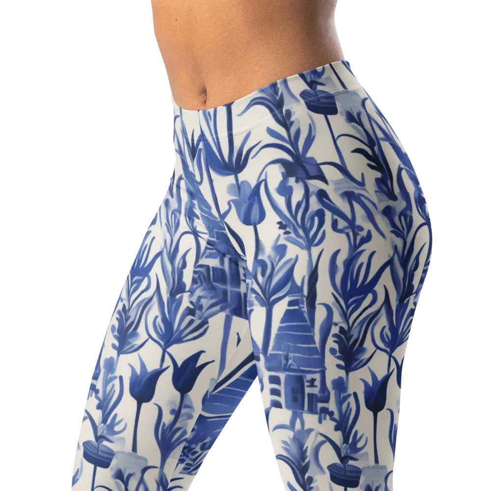 Bluebell Borough on Leggings — Left Front