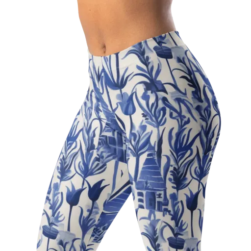 Bluebell Borough on a Leggings