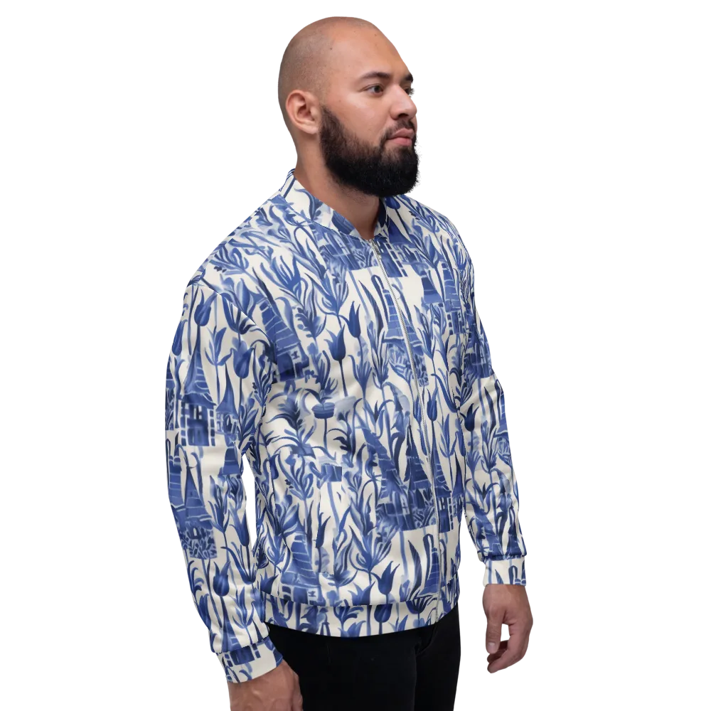Bluebell Borough on Bomber Jacket — Right