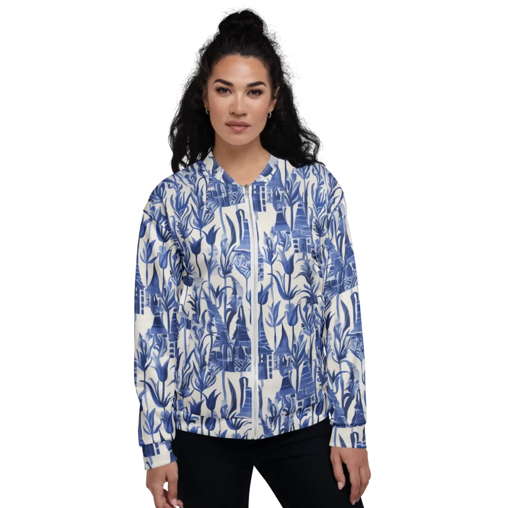 Bluebell Borough on Bomber Jacket — Front