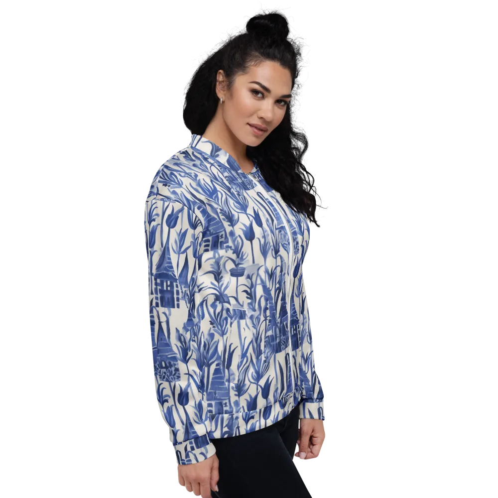 Bluebell Borough on Bomber Jacket — Right