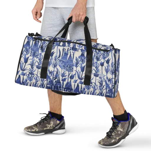 Bluebell Borough on a Duffle Bag