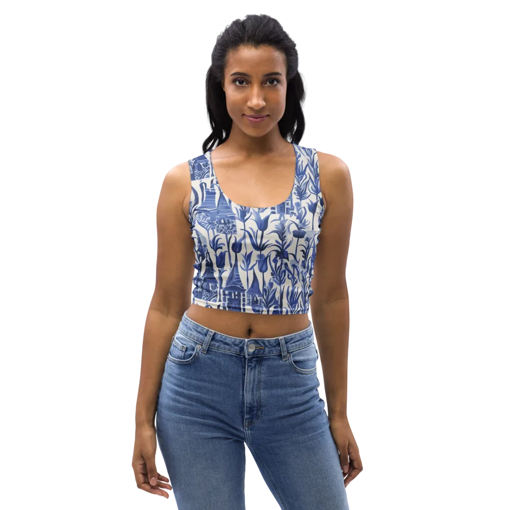Bluebell Borough on Crop Top — Front