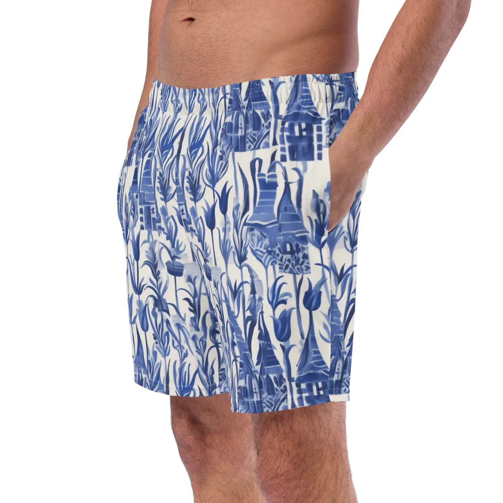 Bluebell Borough on Swim Trunks — Left Front