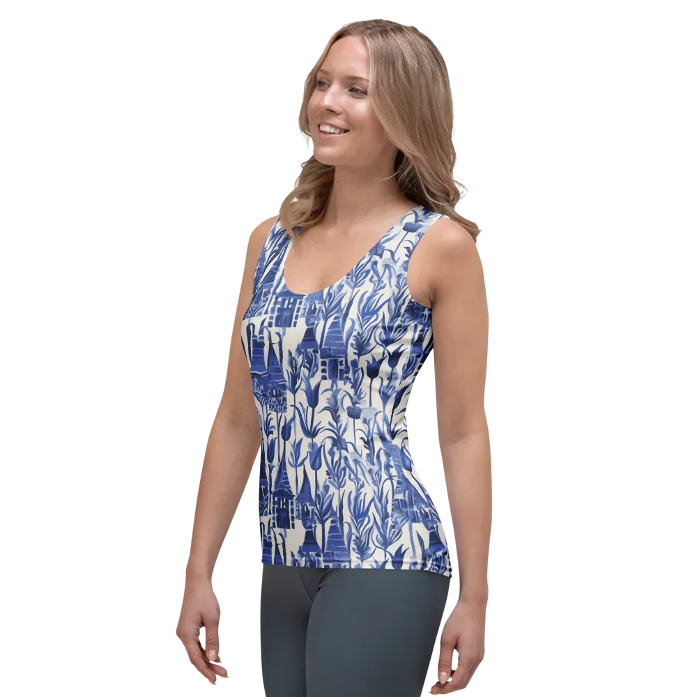 Bluebell Borough on Women's Tank Top — Left Front