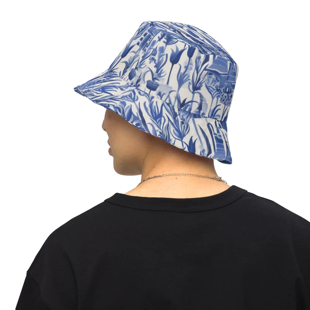 Bluebell Borough on Reversible Bucket Hat — Back Inside