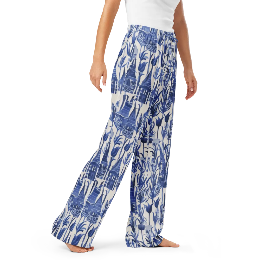 Bluebell Borough on Women's Pajama Pants — Right Front