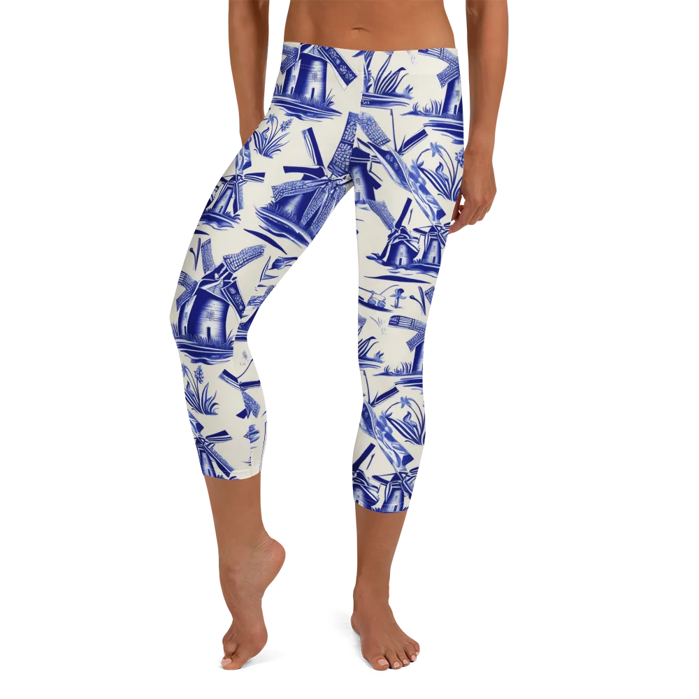 Cerulean Millworks on Capri Leggings — Front
